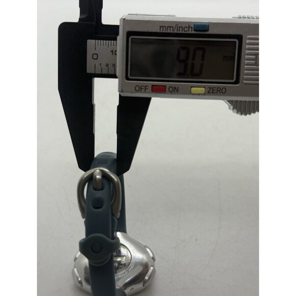 Nike Imara Run Athletic Watch WR0106 Light Blue Rubber Band Stainless Steel Case - Picture 6 of 7